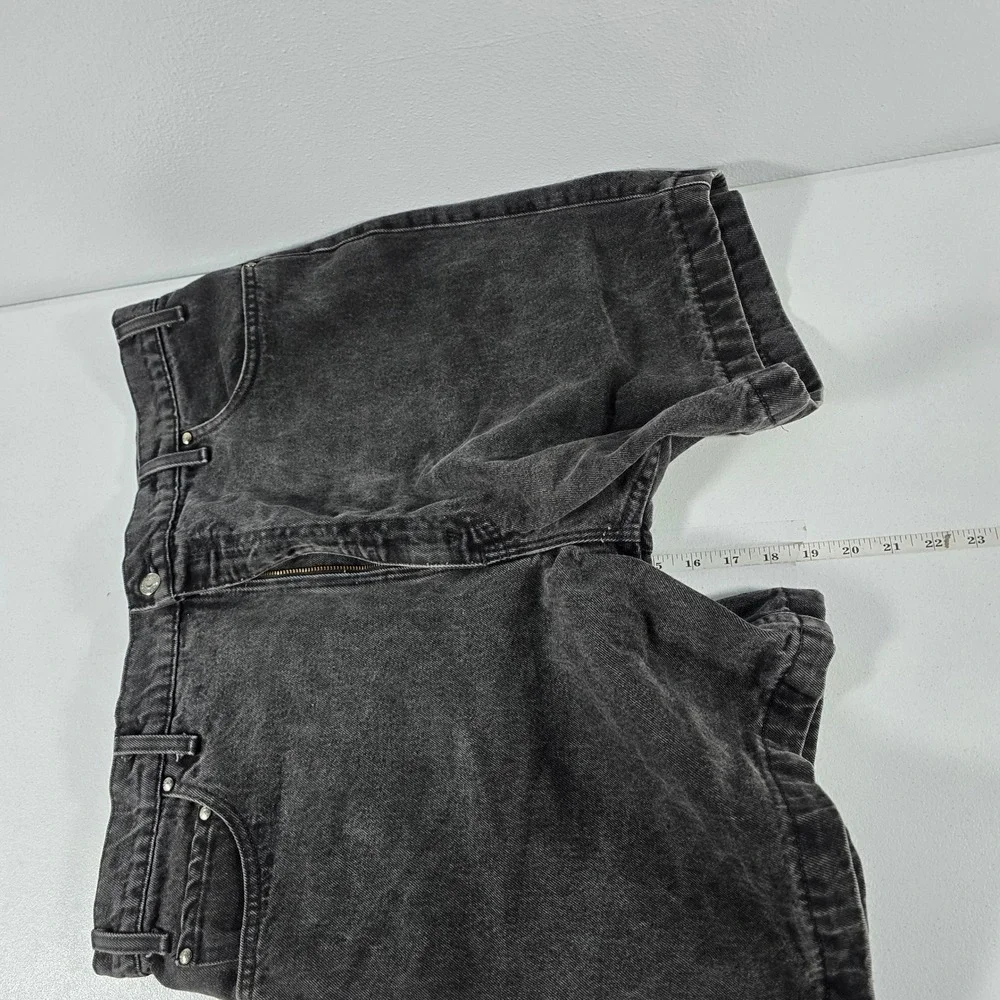 Levi orange tab 540 Relaxed Black Denim Shorts Mens 42 Made in USA orange